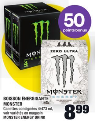 Super C Boisson énergisante monster | monster energy drink offer