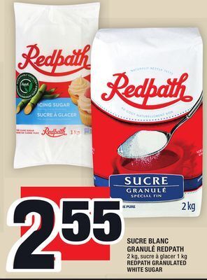 Super C Sucre blanc granulé redpath | redpath granulated white sugar offer
