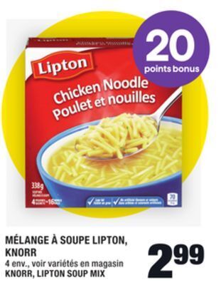 Super C Mélange à soupe lipton, knorr | knorr, lipton soup mix offer