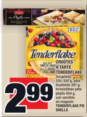Super C Croûtes à tarte tenderflake | tenderflake pie shells offer
