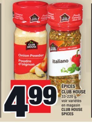 Super C Épices club house | club house spices offer