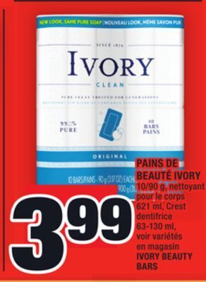 Super C Pains de beauté ivory | ivory beauty bars offer