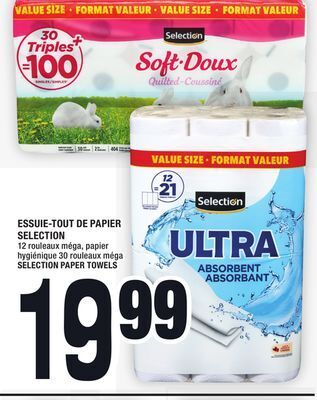 Super C Essuie-tout de papier selection | selection paper towels offer