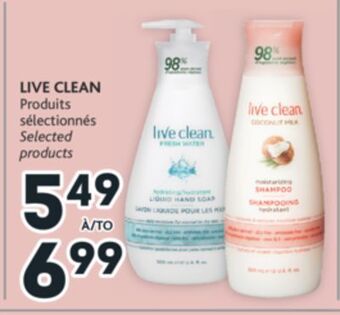 Brunet Live clean produits sélectionnés offer