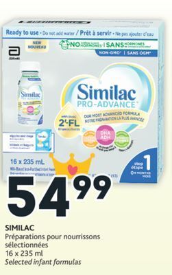 Brunet Similac préparations pour nourrissons sélectionnées offer