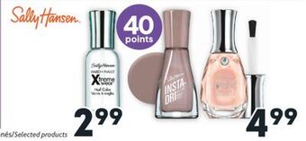 Brunet Sally hansen produits sélectionnés offer