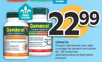 Brunet Genacol produits sélectionnés pour aider à soulager les douleurs articulaires offer