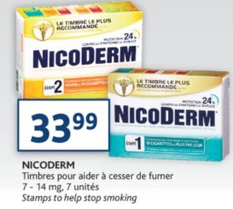 Brunet Nicoderm timbres pour aider à cesser de fumer 7 - 14 mg offer
