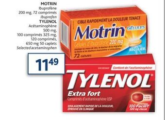 Brunet Motrin ibuprofène 200 mg, 72 comprimés ibuprofen tylenol acétaminophène 500 mg, 100 comprimés 325 mg, 120 comprimés, 650 mg 5 offer