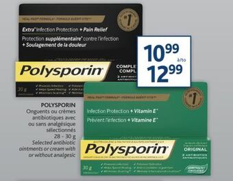 Brunet Polysporin onguents ou crèmes antibiotiques avec ou sans analgésique sélectionnés offer