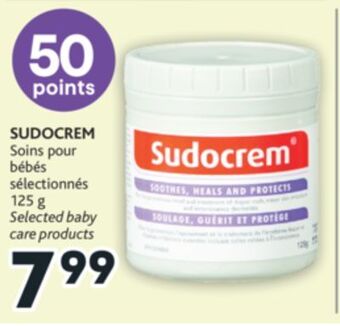 Brunet Sudocrem soins pour bébés sélectionnés offer