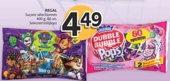 Brunet Regal suçons sélectionnés offer