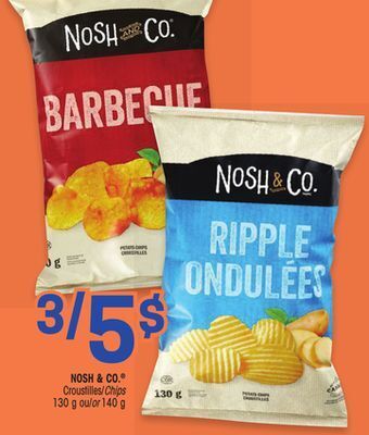 Uniprix Nosh & co croustilles/chips offer