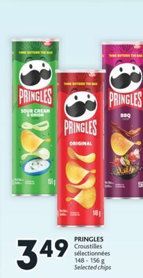 Brunet Pringles croustilles sélectionnées offer