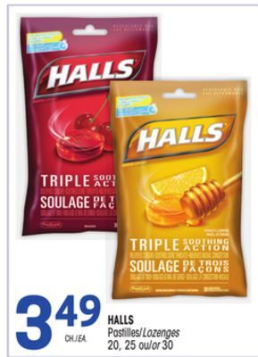 Uniprix Halls pastilles/lozenges offer