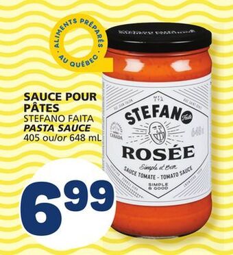 Marché Bonichoix Stefano faita pasta sauce offer