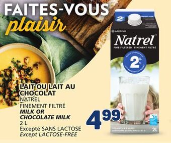 Marché Bonichoix Natrel milk or chocolate milk offer