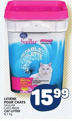Marché Bonichoix Saular cats pride cat litter offer