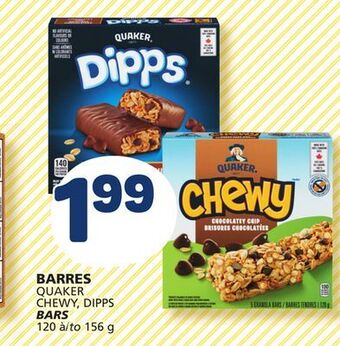 Marché Bonichoix Quaker chewy, dipps bars offer