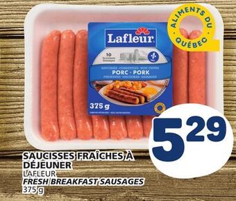 Marché Bonichoix Lafleur fresh breakfast sausages offer