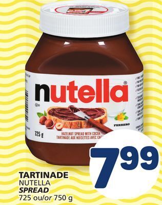 Marché Bonichoix Nutella spread offer