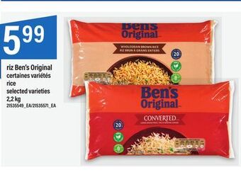 Maxi Riz ben's original, 2,2 kg offer