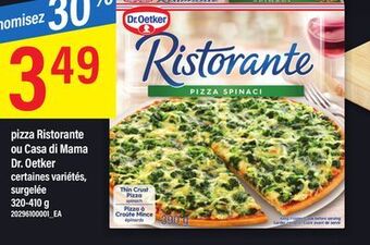 Maxi Pizza ristorante ou casa di mama dr. oetker 320-410 g offer