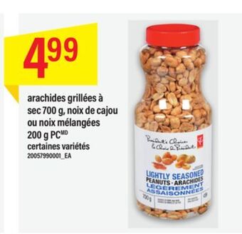 Maxi Arachides grillées à sec 700 g, noix de cajou ou noix mélangées 200 g pcmd offer