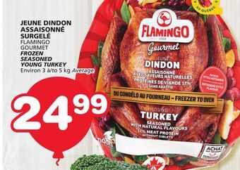 Marches Tradition Flamingo frozen seasoned young turkey offer