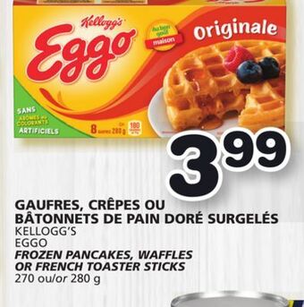 Marches Tradition Kellogg's eggo frozen pancakes, waffles or french toaster sticks offer