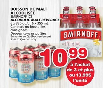Marches Tradition Smirnoff ice alcoholic malt beverage offer