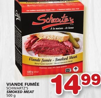 Marches Tradition Schwartz's smoked meat offer