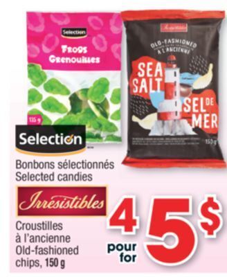 Jean Coutu Selection, irresistibles selected products offer