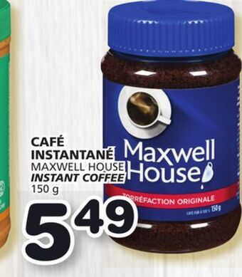 Marches Tradition Maxwell house instant coffee offer