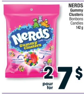 Jean Coutu Nerds gummy clusters bonbons candies offer