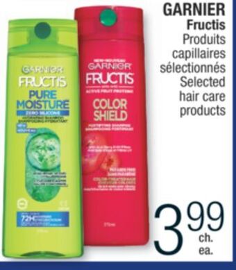 Jean Coutu Garnier selected hair care products offer