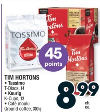 Jean Coutu Tim hortons tassimo, keurig offer