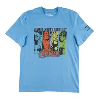 Giant Tiger Men's licensed marvel movie t-shirt offer