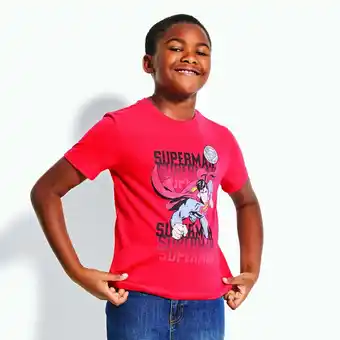 Giant Tiger Boy's licensed superman t-shirt offer