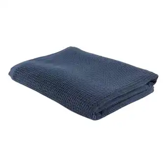 Giant Tiger Springs home waffle bath towel, navy offer