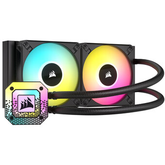 Best Buy Corsair icue h100i elite capellix xt 240mm liquid cpu cooling system offer