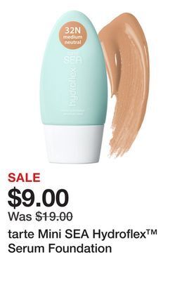 Sephora Tarte mini sea hydroflex serum foundation offer