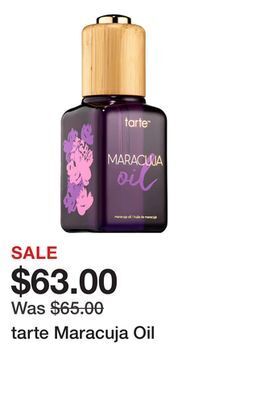 Sephora Tarte maracuja oil offer