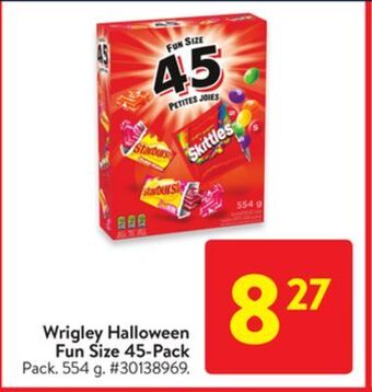 Walmart Wrigley halloween fun size 45-pack offer