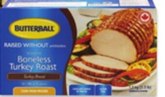 Walmart Butterball seasoned boneless turkey breast roast offer