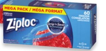 Walmart Ziploc freezer bags mega pack offer