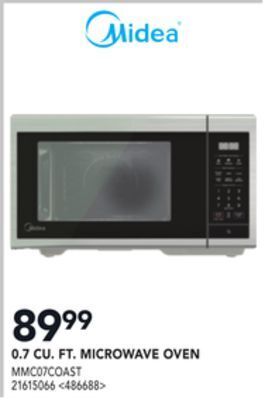 Lowe's Midea 0.7 cu. ft. microwave oven offer