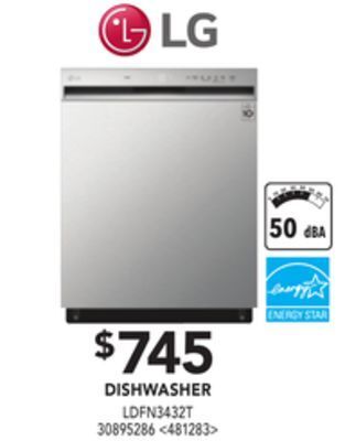 Lowe's Lg dishwasher offer