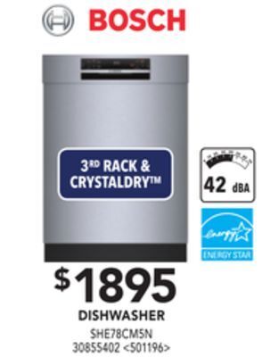 Lowe's Bosch dishwasher offer