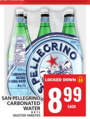 Food Basics San pellegrino carbonated water offer